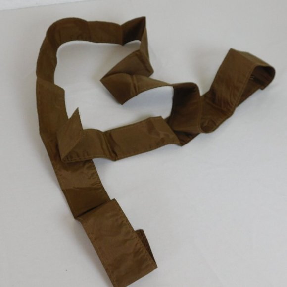 Aqua Sheen Women Solid Brown Raincoat Belted Trench Long Sleeve Collared Size L - Picture 12 of 12